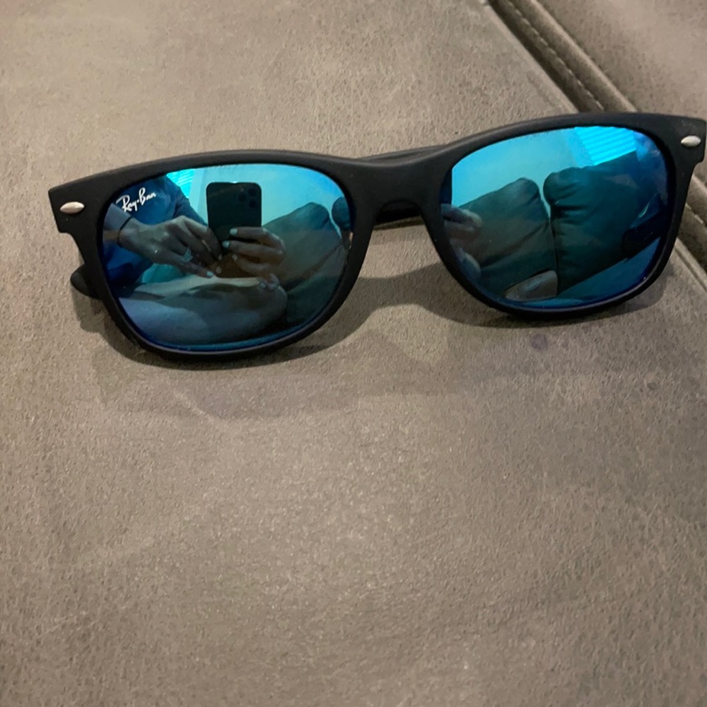 Ray Ban wayfarer - flash lens (blue)